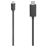 Hama 00200718 USB-C Adapter cable HDMI plug 1.50 m Black 4K UHD