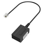 Hama 201130 Phone Cable RJ11-TAE-F Black 0.2m for Phone/Modem Connectivity