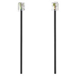 Hama 201138 Phone Cable RJ11 to RJ11 6p4c Black 6m