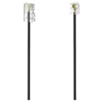 Hama 201142 DSL Cable RJ11-RJ45 Black 6m for Telephone/Modem Connectivity