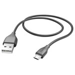 Hama 201586 USB charging cable USB-A to Micro-B 1.50 m Black