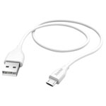 Hama 00201587 USB charging cable USB-A to Micro-B White 1.50m