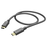 Hama 201589 USB charging cable USB 2.0 USB-C to USB-C 1.00 m Black