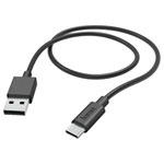 Hama 201594 USB charging cable USB-A to USB-C Black 1.00 m