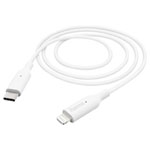 Hama 201598 USB charging cable White 1.00m USB 2.0 Lightning to USB-C plug
