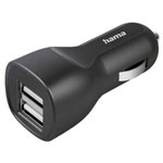 Hama 201636 Car Charger 12W USB 2x USB-A Black