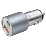 Hama 201639 USB charger Silver 38W 1x USB-A 1x USB-C Power Delivery Car