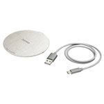 Hama 201679 Wireless charger 2000mA QI-FC10 Creamy white Metal Inductive