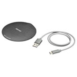 Hama 201680 Wireless charger Black Metal supports 2000 mA inductive charging