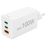 Hama 201997 GaN USB charger 2x USB-C 1x USB-A 100 W White