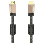 Hama 00205025 HDMI Cable Brown 1.50m 4K UHD Monitor Audio Visual Cables