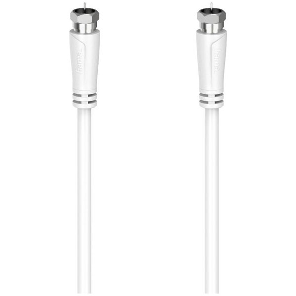 Hama 205065 SAT Cable 1x F plug - 1x F plug 5 m White