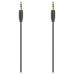 Hama 00205117 Jack Audio Cable 3.5 mm to 3.5 mm Black 0.5 m