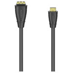 Hama 00205167 HDMI Adapter Cable Black 10cm 1X HDMI Socket - 1X Mini HDMI Plug