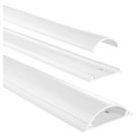 Hama 220984 Trunking PVC White Rigid 1000 x 70 x 21 mm Office Cable Protection