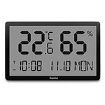 Hama 00222232 Lombok Digital Thermometer And Hygrometer Indoor Black