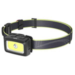 Hama 00228616 LED Headlamp Cob 7 Modes Battery Warning Light Whistle 95G