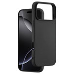 Hama 00232414 Soft Touch Cover iPhone 17 Pro Max Black Inductive Charging