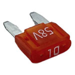 HansorASP-M10 Mini blade-type fuse 10A Red Car Fuses Automotive Fuse