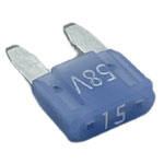 HansorASP-M15 Mini blade fuse 15A Blue  for Automotive use