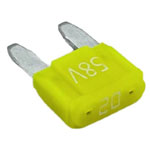 HansorASP-M20 Mini blade-type fuse 20A Yellow  Automotive Fuse