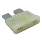 HansorATP-L25 Car standard blade-type fuse 25A White Automotive Fuse