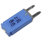 Hansor CBA3 Series 15A Mini Circuit Breaker Manual Reset 15A Blue