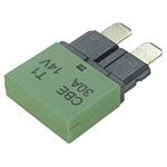 Hansor CBE1-3014 Standard mini blade-type fuse circuit breaker 30A Green