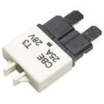 Hansor CBE3 Series 25A Circuit Breaker Manual Reset White Mini Blade Fuse 25A