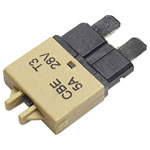 Hansor CBE3 Series 5A Circuit Breaker 5A type 3 manual reset light brown