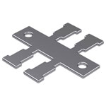 Hebotec 1041-031C Cable bracket Stainless steel 1 pc for distribution cabinet