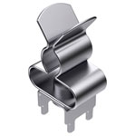 Hebotec 1080-013C SKLF 3-6 Fastener Cable Clip Fixings White Plastic