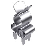 Hebotec 1080-014C SKLF 6-8 Fastener Cable Clip Black Plastic Secure Fixing