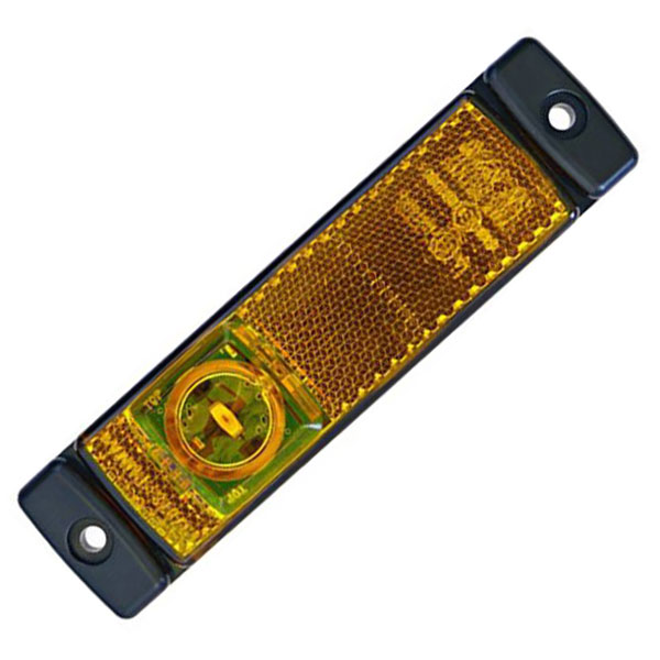 thumbnail image 2 of PARLEX Side Marker Trailer Light Set – Left & Right – 12V 24V SMD LED – Black ABS 2 of 4