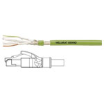Helukabel 806623 RJ45 Network cable CAT 6A S/FTP 10m Green PUR Braided shield