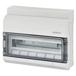 Hensel 6100225 Distribution board Surface-mount 18 partitions 1 row