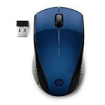 HP 7KX11AA#ABB Mouse Optical Blue 3 Buttons 1300 dpi Built-in scroll wheel