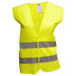 HP Autozubehör 10472 Safety Vest Neon Yellow XL Hi-vis waistcoat for vehicles