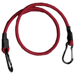 HP12008 Bungee Cord With Carabiner 10 mm X 0.8 M Elastic Strap
