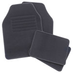 HP Autozubehör 16555 floor mat Polypropylene Black Universal Vehicle Floor Mat