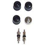 HP Autozubehör 18310 Valves + dust caps Tyre Valve Dust Caps nan