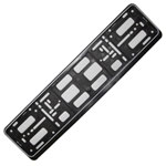HP Autozubehör 18550 Plastic Licence plate holder Black 15x530x135mm Car Styling