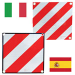 HP 25132 Warning Sign 50X50Cm Uv-Resistant Elastic Straps Cargo Securing