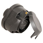 HP Autozubehör 28253 Trailer socket Plastic Push-Fit 15-pin plug - 13-pin sock