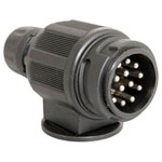 HP Autozubehör 28352 Trailer connector 13-pin plug ABS plastic Push-Fit Systems