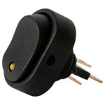 HP Autozubehör 28471 Car toggle switch 12V 16A Off/On latch  Automotive