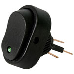 HP Autozubehör 28473 Car toggle switch 12 V 16 A Off/On latch 1 piece