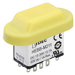 Idec HE6B-M200Y HE6B Series Acknowledgement button IP65 Yellow EN 60529