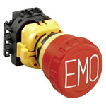 Idec XW1E-BV403MFRH-EMO XW Series Kill switch 250V 5A IP65 IP67 IP69K 1 pc