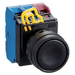 Idec YW1B-M1E10R YW Series Pushbutton Switch 1x Off/(On) Red Latch